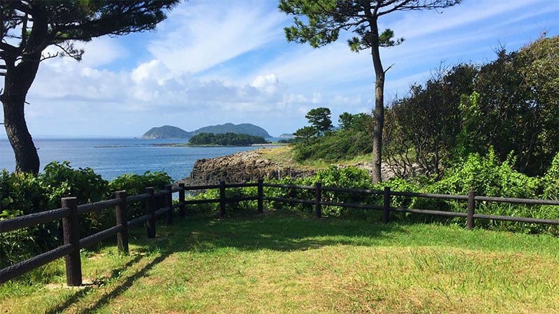 View from Hado-Misaki Campsite