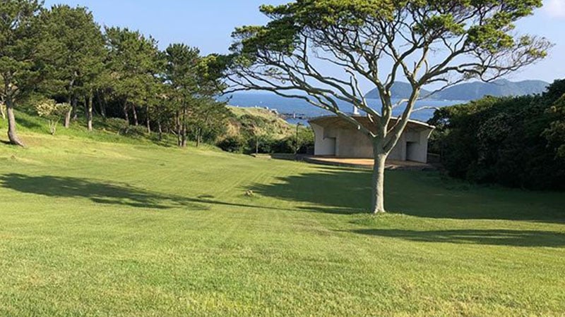 Lawn in front of the Outdoor Stage